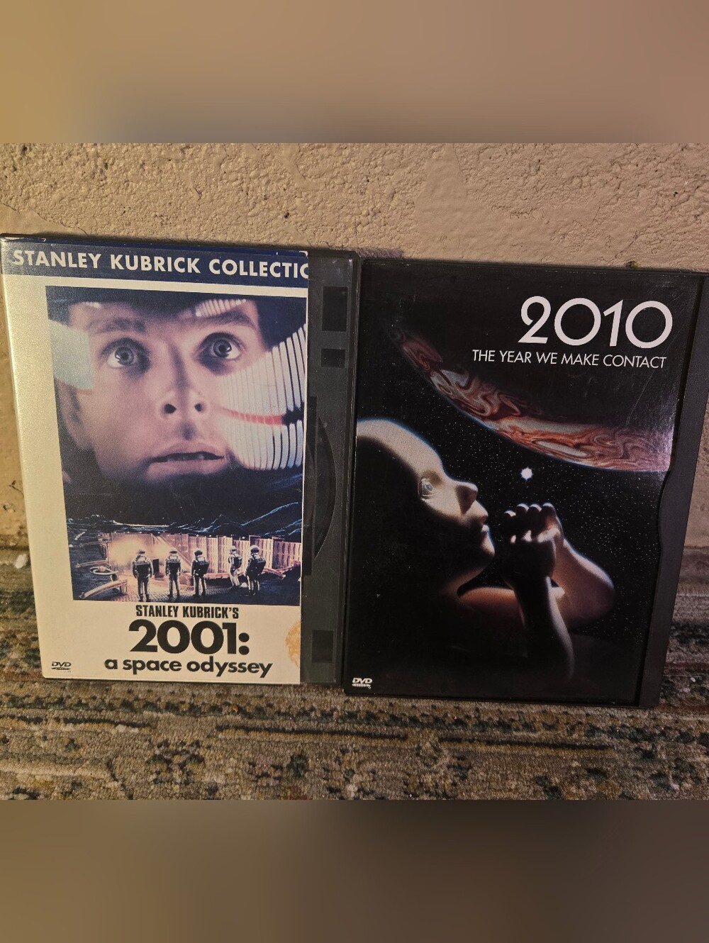 2001: A SPACE ODYSSEY & 2010: THE YEAR WE MAKE CONTACT DVD Lot Of 2 Movies Used